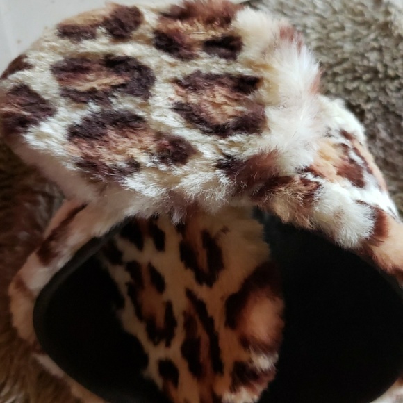 Vintage child leopard hat unique